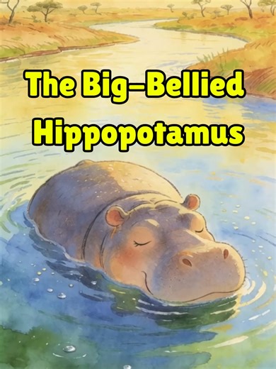 The Big-Bellied Hippopotamus 🦛 | Easy English Story for Kids Enjoy a cute and simple story about a kind hippopotamus who helps little animals stay safe and dry in the rain. This short story is great for English For Kids, beginner listening practice, and Slowly English learning. 🌧️🦛 #LearEnglishWithJamie #EnglishForBeginer #EnglishForKids #SlowlyEnglish #ShortsStory