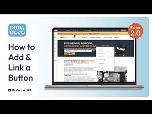 How to Add and Link a Button in Duda Editor 2.0