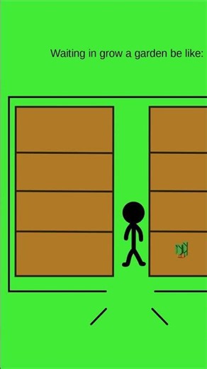 Grow a garden be like | animation | #growagarden