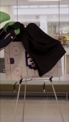 CML, Blue Jackets team up for special library card