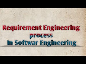 ||| Requirement Engineering Process ||| in |Software Engineering| Give simple notes with explanation