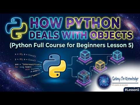 How Python Deals with Objects (Python Full Course for Beginners Lesson 5)