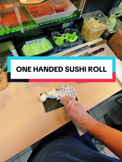 One Handed Sushi Roll: Fun and Challenging Technique
