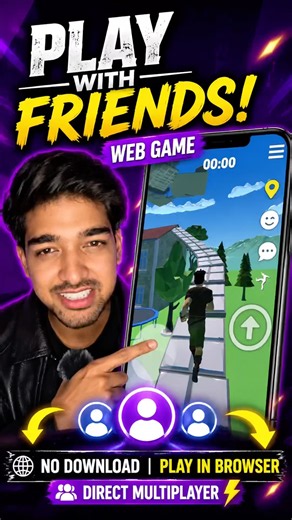 Found a web game you can play directly with your friends 😮🔥#gameplay #ps5 #webgame #multiplayer