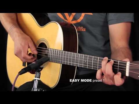 Martin OM28e Retro Fishman F1 Aura Review - We compare mic, pickup, and 3 easy mode settings