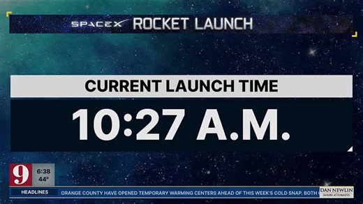 SpaceX set for Falcon 9 rocket launch from Florida’s Space Coast