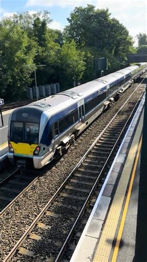 TRANSLINK TRAIN departing LISBURN STATION in NORTHERN IRELAND