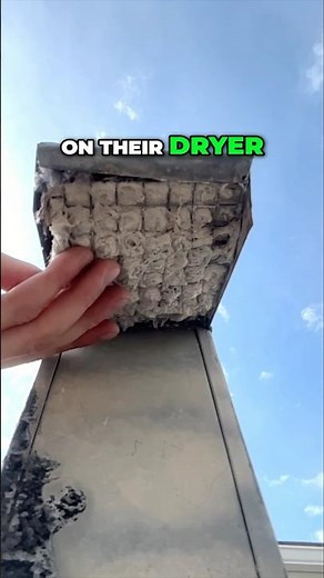 Dryer Problems? Roof Vent Clogged! Easy Fix #dryer #diy