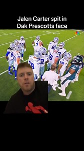 Jalen Carter spit in Dak Prescott’s face and is out for the game?! #cowboys #eagles #nfl #nflweek1 #jalencarter | Dan Mitchell