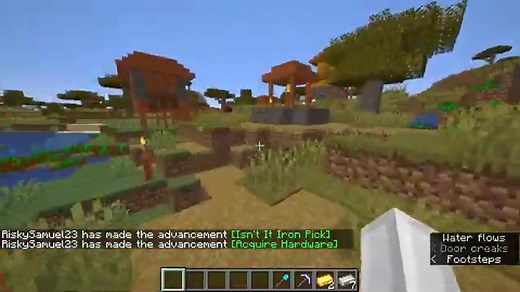 Minecraft but village chests are OP!