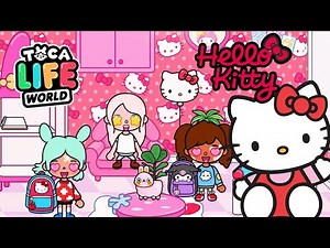 Toca Life World: Build stories & create your world - Cute Hello Kitty Decoration