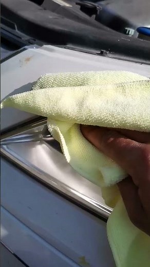 Restoring headlights. Mother's NuLens Headlight Renewal Kit with PowerBall 4Lights. Fast and Easy.