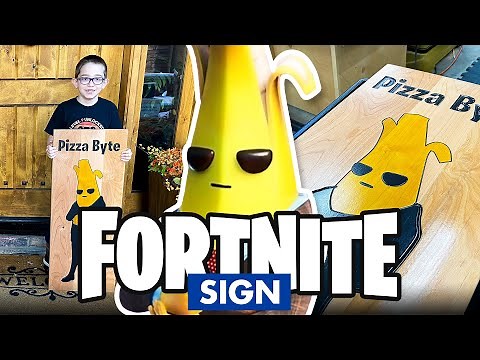 I Made a Fortnite Sign For My Son