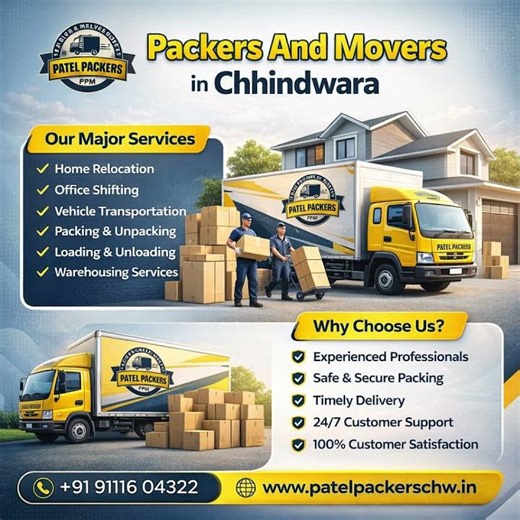 Patel Packers And Movers | Packers And Movers in Chhindwara | Movers And Packers in Chhindwara