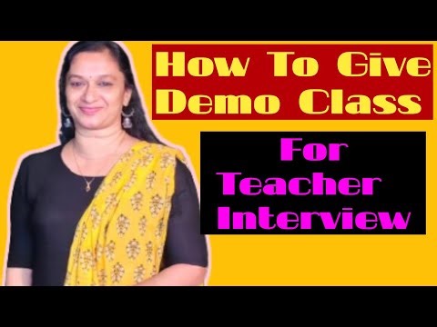 🔥"Demo Class Tips Malayalam | How to Give Impressive Teacher Interview Class"
