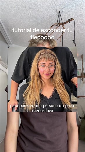 Tutorial de cómo esconder tu fleco con estilo