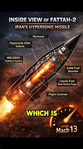 “Iran’s New Hypersonic Weapon Shocked the World”🫣 #iran #military