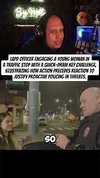LAPD Officer Teaches Quick Draw Lesson: Action Beats Reaction in a Traffic Stop.