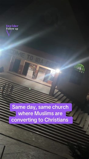 Same day, same church where Muslims are converting to christains, they just ended an evening service#cyzcba #6ix222222 #tellthem #notin #there