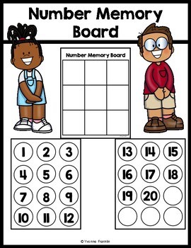 Number Memory Board