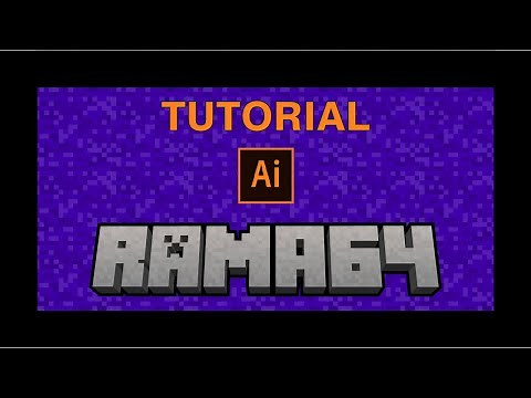 Como Hacer Texto Estilo MINECRAFT 3D | Adobe Illustrator Tutorial