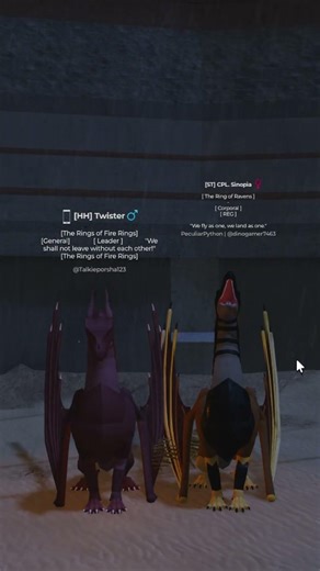 Some fun little synchronization in WoF [Beta], Roblox with Talkie! #wingsoffireroblox #wingsoffire