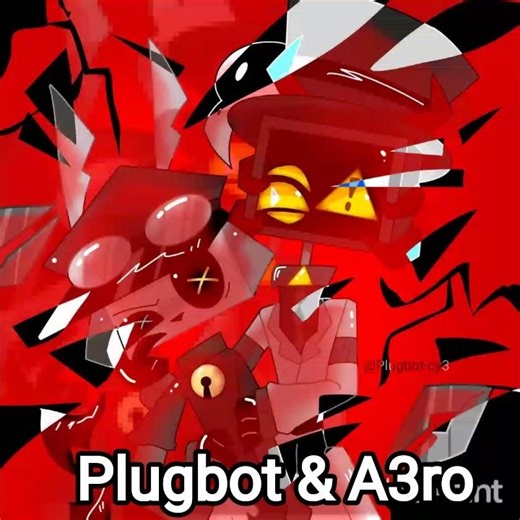 Plugbot & A3ro || Just art || #Cyb3rz #art #drawing #oc