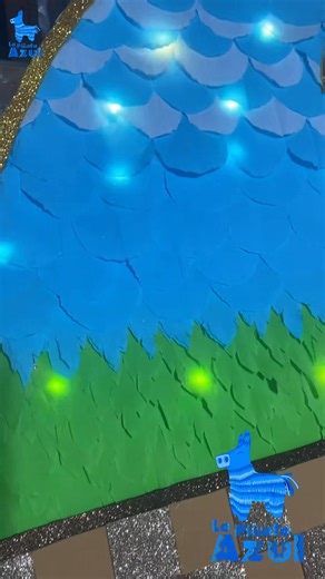 Tutorial Piñatero 🪅 💡 còmo colocar las luces led en tus piñatas 💡 | Julio Rojas Piñata Azul