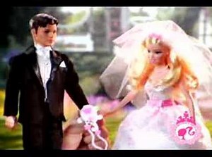 Barbie & Ken bride & groom doll Wedding TV ad 2008