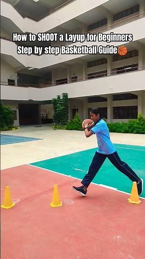 How to SHOOT a Layup for Beginners Step by step Basketball guide😱🤯🥶 #basketball #layup #shorts #nba
