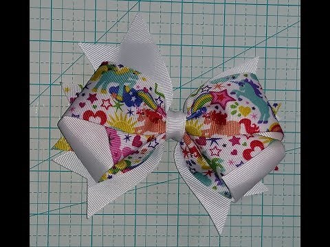 Ribbon Boutique Bow #1 using 1.5" ribbon