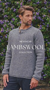 1K views | Discover the divine warmth of lambswool with our men's lambswool collection. Soft, lightweight, and effortlessly stylish, these sweaters are crafted for comfort and made to last. Perfect for layering or wearing on their own, you'll never have to choose between comfort and style again #irishstyle #lambswool #mensfashion #sustainablefashion | Blarney Woollen Mills | Facebook