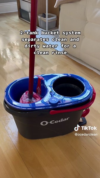 Upgrade Your Cleaning Routine with O-Cedar's RinseClean™ Spin Mop System