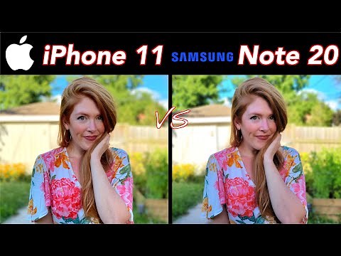 Galaxy Note 20 VS iPhone 11 - Camera Comparison!