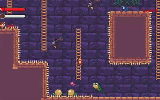 [个人记录]基于Unity，利用SunnyLand图片素材自制的平台小游戏