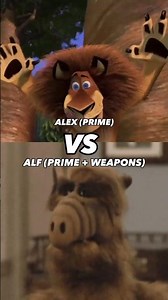 ALEX THE LION VS ALF #DREAMWORKS #ALIEN PRODUCTIONS #ALF #MADGASCAR 1 #THE 2 GOATS