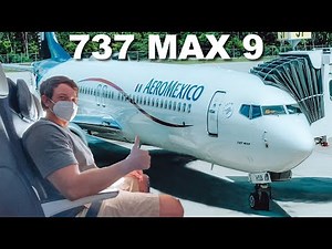 737 MAX 9 | Flying with Aeromexico from Cancun to Mexico City | Economy