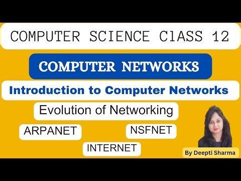Introduction to Computer Networks | Evolution of Networking | ARPANET | NSFNET | INTERNET | Class 12