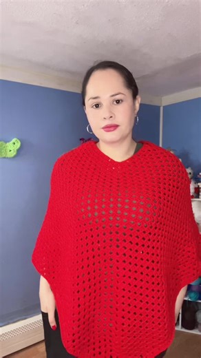 Tutorial de poncho tejido a crochet: paso a paso