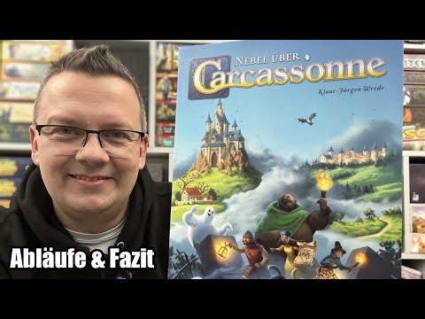 Fog over Carcassonne (Hans im Glück/asmodee) cooperative base game and expansion