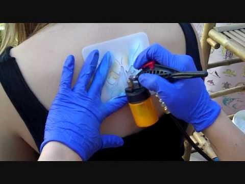 Airbrush Tattoo "How To" Using the Speedy Swap