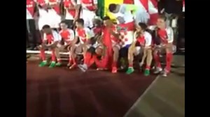 Nabil Dirar proudly holds the Moroccan flag after becoming champion with Monaco❤🇲🇦🇲🇦 | Mocro's United