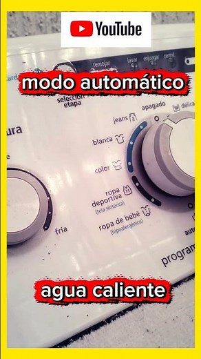 Automatic washing machine mode. #washingmachines #mabe