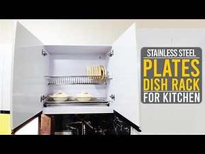 Stainless Steel Plate Rack For Kitchen