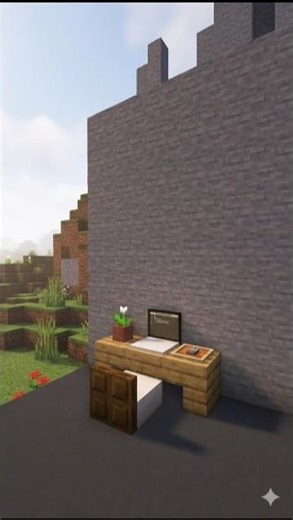 Day 6 Minecraft laptop 💻 Design #laptop