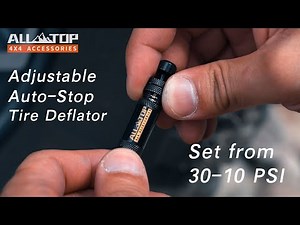 ALL-TOP Adjustable Auto-Stop Air-Down Deflator, 10-30 PSI, 4PCS