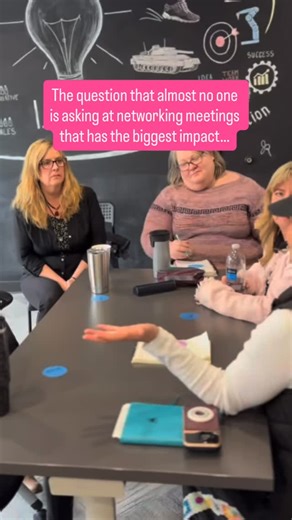 The question that will make you unforgettable at networking is “Who can I introduce you to that may be a good referral partner for your business.” It’s such a simple question. It tells you a lot about who their ideal client is, it shows that you want to help build their business, it gives you the opportunity to send them the possibility of endless clients instead of just one potential client, and it makes a huge impression when you give and ask for nothing in return. Networking is about showing 