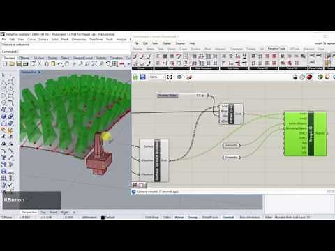 Rhino Grasshopper - Object Proliferation using Paneling Tools