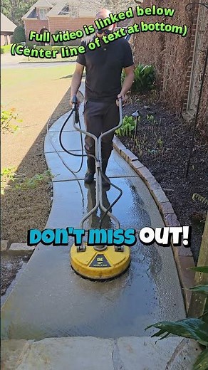 Turbo Nozzle on Sidewalks = ASMR Gold #asmr #cleaning #satisfying
