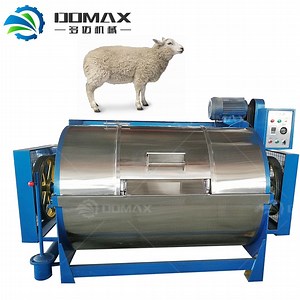 [Hot Item] Stainless Steel Sheep Wool Dewatering Drying Carding Packing Machine Alpaca Wool Washing Machine